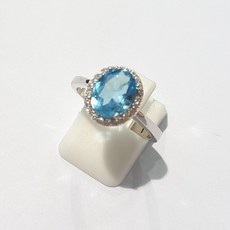 스위블루토파즈반지