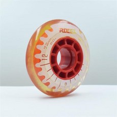 인라인스케이트 특별 프로모션 72 mm 80A 8 개대 ROCES 키즈 스케이트 휠 옐로우 블루 그레이 레드 반투명 캔디 색상 슬라이드휠