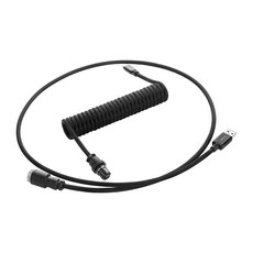 CableMod Pro Coiled 항공 키보드 케이블 (1.5m 블랙), 1개 - 스쿠버프로hud케이블