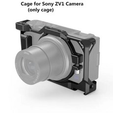 29382937 브이로그 가능 리그 무게추 ZV1 카메라 비디오 SmallRig 카메라 삼각대 소니 라이트 케이지 부착 브이로그 카메라, 1.Cage, 1개