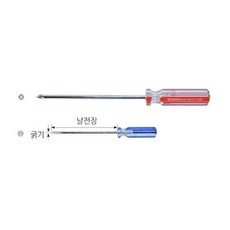 학원 의자 책상 유지보수 투명 십자 드라이버 250x6 건축공사 목공소 나무 수리 나사