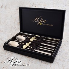 쌍학궁중 방짜유기수저세트 정년퇴직기념선물 임원진선물 교회선물