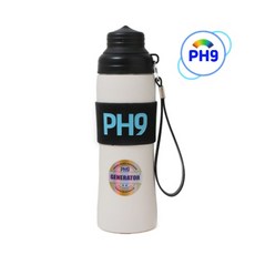 휴대용물통/보틀 - 알카리이온수생성 물통 보틀 / PH9 (휴대용 600ml), 블랙