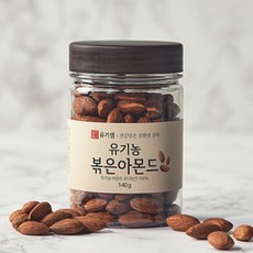 [본사공식몰] 유기샘 유기농 볶은아몬드 140g, 1개