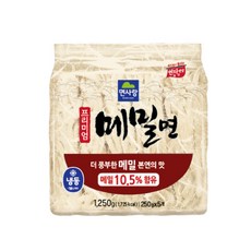 면사랑 메밀면 1250g [ 250gx5 ] 냉동메밀면