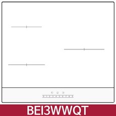 [LG전자] LG 디오스 오브제컬렉션 BEI3WWQT 빌트인 전기레인지 3구 올 인덕션 미스트 크림 화이트 / KN