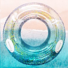 쿨로하 펄 물놀이 투명 튜브 100cm, 혼합색상, 1개