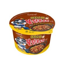 불닭볶음면 삼양 큰컵 야키소바 불닭볶음면 100g, 16개