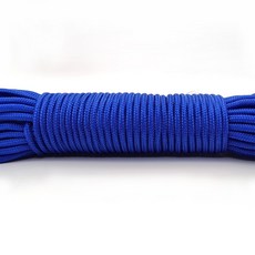 팔찌 마스크 31m 등산용 3mm 낙하산 끈 파라코드 밧줄 랜야드, [03] 100ft(31m), Deep Blue