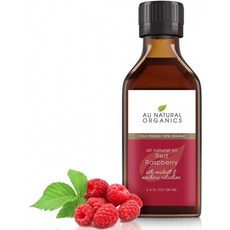 Au 내추럴 오가닉 레드 라즈베리 씨드 오일 - 내추럴 페이스 바디&amp;스킨케어 뷰티 오일 - 오메가 3-6-9 지방산 함유 - 수, 1
