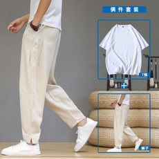 남성린넨평상복세트