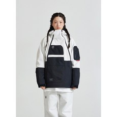 MR 25 JACKET 01 WHITE 모이라 보드복 자켓 상의 커플 공용 여성 남성 스노우보드복