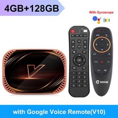 tv 셋톱박스 VONTAR X4 Amlogic S905X4 스마트 TV 박스 안드로이드 11 4GB 128G 32GB 64GB 와이파이 BT AV1 미디어 플레이어 TVBOX 4, 4G128G G10S voice RC - 디빅스플레이어넷플릭스