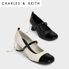 CHARLES&KEITH 찰스앤키스 메리제인 체인 청키힐 여성구두