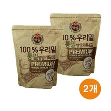 100%통밀가루
