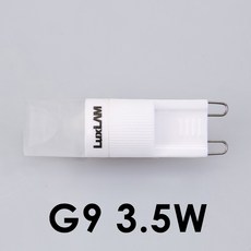 룩스램 LED G9 3.5W, 1개, 룩스램 LED G9 3.5W 주광색