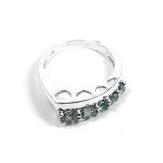 스위블루토파즈반지