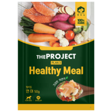 펫러닝 강아지 더프로젝트 헬씨밀 연어 PLAN3 간식, 50g, 80개, SALMON(연어)