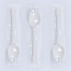 코코비아 테이크아웃 포크숟가락 개별 포장 아이보리 1500개..., 1500개