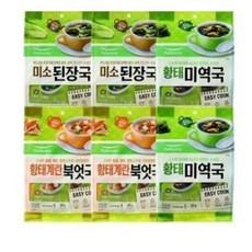 [풀무원]간편국 30입세트 모음 된장국10개+미역국10개+북엇국10개, 1세트