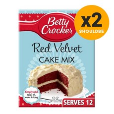 Betty Crocker 레드벨벳 케이크 믹스 425g, 수량