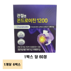 콘드로이친 관절엔 콘드로이친1200, 60정, 18개