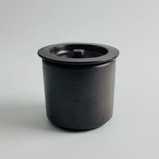 양념통 옹기 캐니스터 보관통 단지 조미료통 650ml Q006, 1개