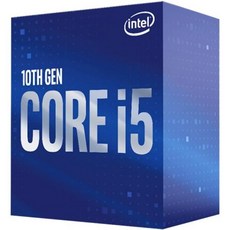 Intel Core i510400 데스크탑 프로세서 6코어 최대 4.3GHz LGA1200Intel 400 시리즈 칩셋 65W 모델 번호 BX8070110400, 데스크탑 프로세서_인텔 CPU만 해당 - i510400