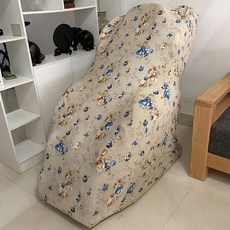 안마 의자 덮개 시트 카바 물빨래 스크래치방지 교체 호환 커버 천 보호, 꽃 디자인, XL