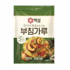 백설 5가지 자연에서 얻은 재료 부침가루, 2개, 1kg
