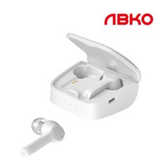 앱코 비토닉 E100 완전무선 블루투스이어폰, 화이트