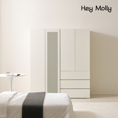 eTV 헤이몰리 터치미 모듈 시스템 맞춤형 1600 전신거울 서랍 옷장 장롱 세트