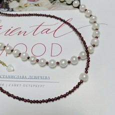 진주목걸이2mm