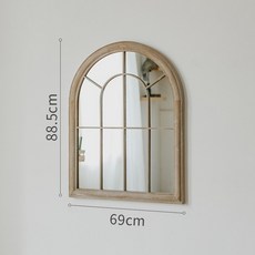 창문거울 아치 벽걸이 빈티지거울 인테리어 창문형, 트럼펫, 작은