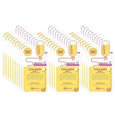 메디힐 마스크팩 콜라겐 임팩트 에센셜 마스크 EX 3각 (30매입) 피부에너지 활력공급, 30매입, 1세트