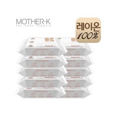 마더케이 프리미엄 레이온 건티슈 신생아용 60평량, 60g, 15개입, 10개