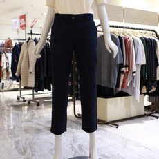 레노마레이디 데일리룩으로 멋진 일자라인의 면 슬랙스
