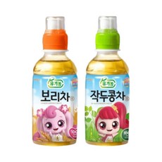 웅진 티니핑 유기농 보리차 200ml 12개 + 작두콩차 200ml 12개