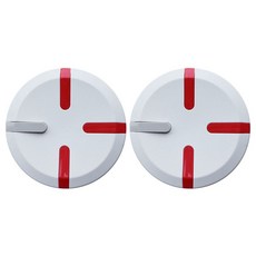 2개 전기 균형 스쿠터 휠 허브 커버 캡 Xiaomi Ninebot / Mini Pro 용 실용적인 내마모성 사이드 캡, 하얀