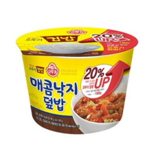 오뚜기 맛있는 컵밥 매콤낙지덮밥, 250g, 12개