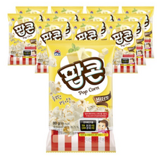 사조 전자레인지용 팝콘 버터맛, 80g, 12개