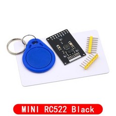 NFC RFID 모듈 RC522 MFRC-522 PN532 RDM6300 키트 S50 13.56 Mhz 125Khz 태그 SPI 쓰기 읽기 Arduino uno 2560, 5) MINI RC522 Black, 5) MINI RC522 Black