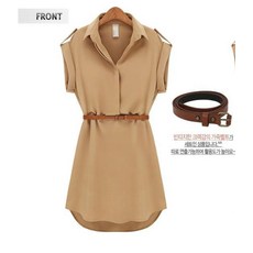플러스 여성 여름 드레스 2021 AliExpress 여름 유럽 반팔 느슨한 쉬폰 미니 드레스 벨트 도매 Vestidos WSP8021