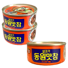 동원 살코기 동원맛참 고소참기름 통조림, 3개, 90g