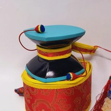12cm 네팔 핸드 양모 티베트 불교 달마 명상 악기 뮤지컬, 03 딥 블루, 1개