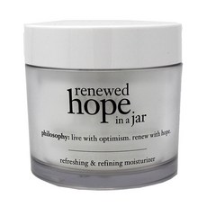 Philosophy Renewed Hope In A Jar Moisturizer 필로소피 리뉴드 호프 인 어 자 수분크림 2oz(60ml), 1개