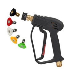 고압 깍지 장착 스노우 폼 캐논과 호환 가능한 세차 와셔 건 교체 M22-14 입구 4000Psi, 1개