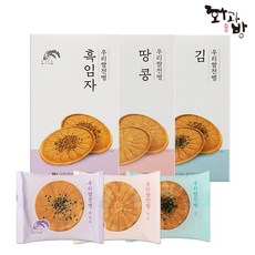 우리쌀전병 김/땅콩/흑임자 3박스 옵션, 김전병, 1개