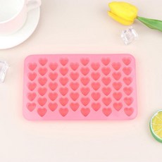 작은 사랑 하트 실리콘 몰드 캔 캔들 만들기 키트 무스 케이크, 3.Rose red