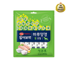 밥이보약 도그 하루양갱 간식 관절 28p, 1팩, 224g